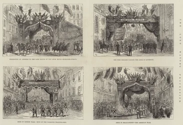 De Processie van de Lord Mayor